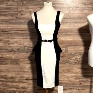 Beautiful back and white bodycon xoxo dress size 0/0